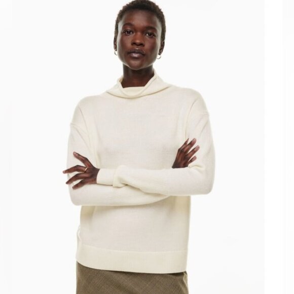 WILFRED MERINO WOOL MOCKNECK CYPRIE SWEATER XS - Picture 1 of 12